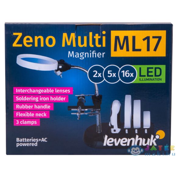 Levenhuk Zeno Multi Ml17 Fekete Nagyító (Levenhuk , 72608)