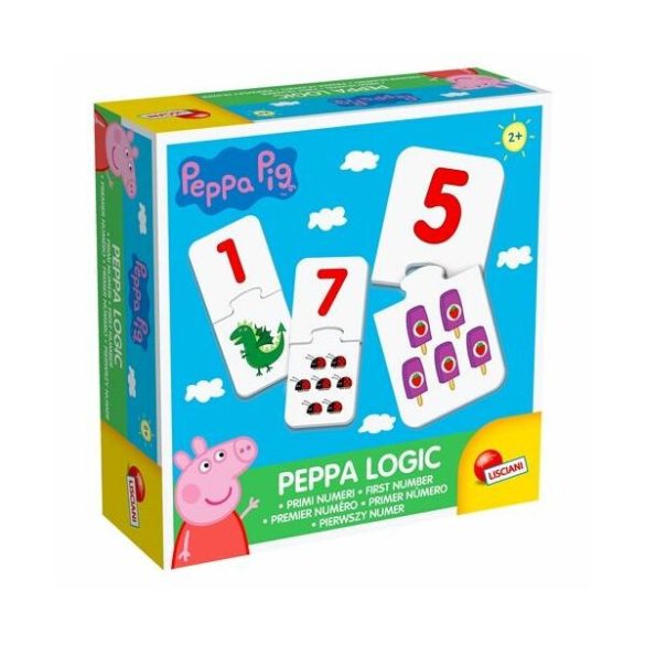 Peppa Malac Baby Puzzle - Logikai Játék, Többféle (Lisciani, LIS64892)