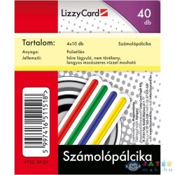 Műanyag Számoló Pálcika - 40 Db (Lizzy Card, 642)