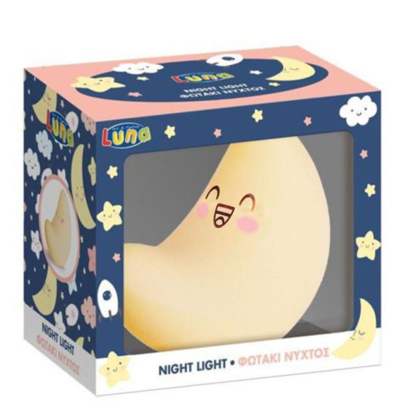 Aranyos Holdacska Éjszakai Lámpa 15Cm (Luna, 000621778)
