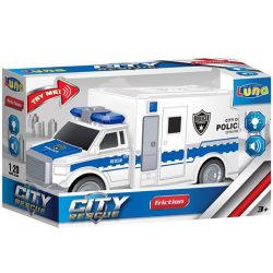  City Rescue Lendkerekes Rendőrségi Autó Fénnyel És Hanggal (Luna, 000621885)