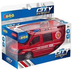   City Rescue Tűzoltó Kisbusz Fénnyel És Hanggal (Luna, 000621999)