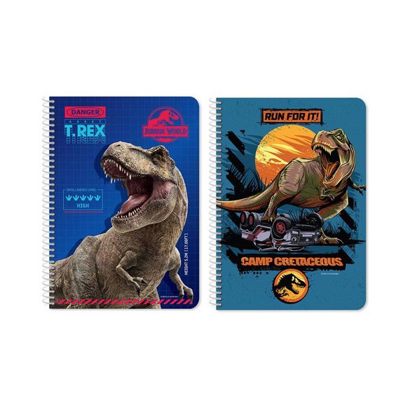 Jurassic World - T-Rex Jegyzetfüzet Kétféle Változatban A4 60Lapos (Luna, 000570784)