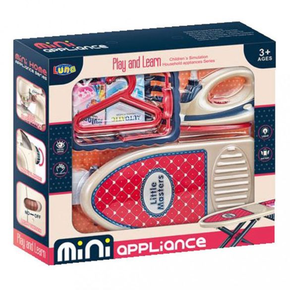 Mini Appliance Vasaló Játékszett Fénnyel (Luna, 000621795)