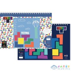   Tetris Vázlatfüzet Matricákkal És Sablonnal (Luna, 504032)