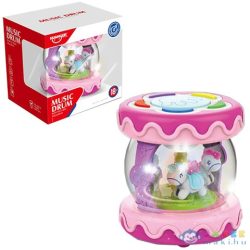   Asztali Körhinta Fény És Hang Effektekkel Pink Színben (Magic Toys, MKJ743002)