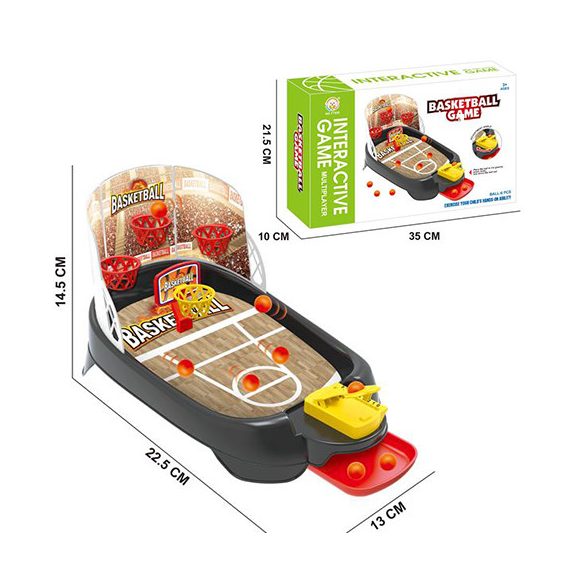 Asztali Kosárlabda Ügyességi Társasjáték Szett 14X22X13Cm (Magic Toys, MKL567833)