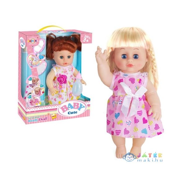 Baby Cute Doll Baba Hanggal És Kiegészítőkkel Több Változatban (Magic Toys, MKL646664)
