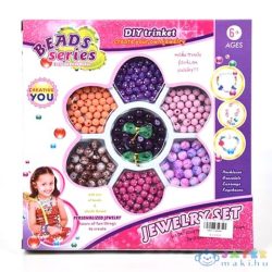  Beads Series Ékszerkészítő Szett Gyöngyökkel És Fonállal (Magic Toys, MKL108941)