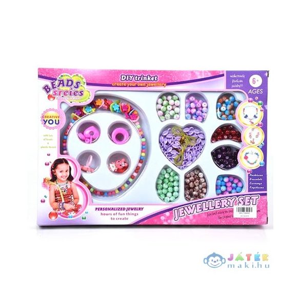 Beads Series Ékszerkészítő Szett Gyöngyökkel És Kiegészítőkkel (Magic Toys, MKL108455)
