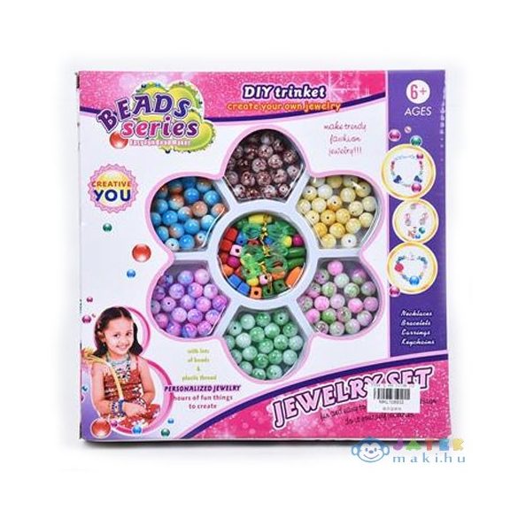 Beads Series Ékszerkészítő Szett Gyöngyökkel (Magic Toys, MKL108932)
