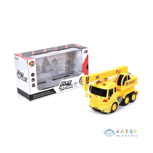 City Truck Daruskocsi Fénnyel És Hanggal 24Cm-Es (Magic Toys, MKL175217)