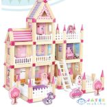 Fa Rózsaszín Kastély Játékszett Kiegészítőkkel (Magic Toys, MKM566113)