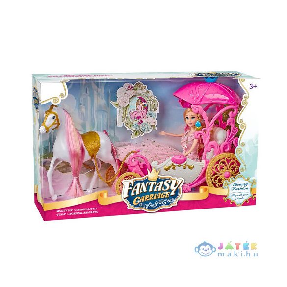 Fantasy Carriage Hercegnő Mesebeli Hintóval És Paripával (Magic Toys, MKM566590)