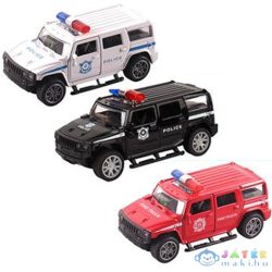   Hátrahúzós Rescue Hummer Kisautó Fénnyel És Hanggal 1/32 Többféle Változatban (Magic Toys, MKL621149)