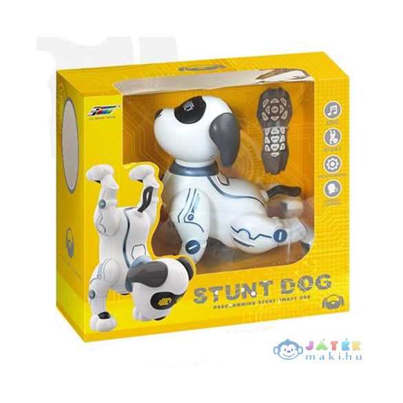 Interaktív Robomancs Az Okos Akrobatikus Robot Kutya Fénnyel És Hanggal (Magic Toys, MKL224681)