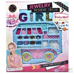   Jewelry Desert Truck Ékszerkészítő Szett Kiegészítőkkel (Magic Toys, MKM555241)