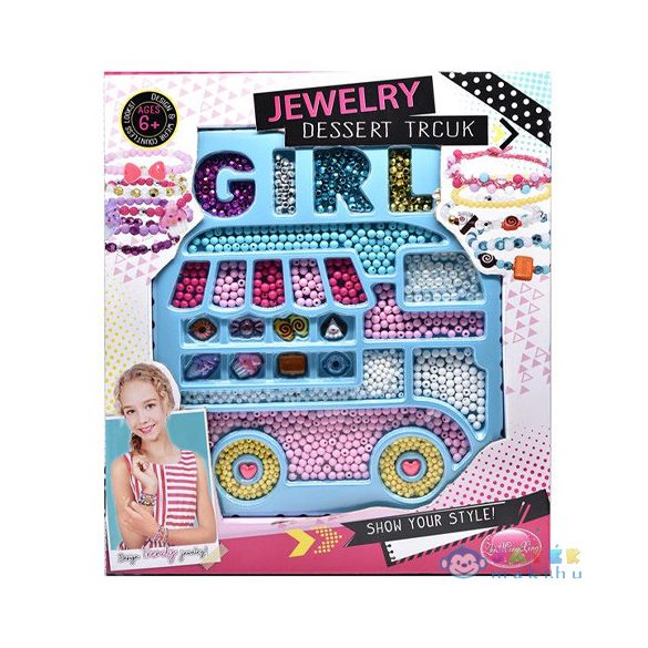 Jewelry Desert Truck Ékszerkészítő Szett Kiegészítőkkel (Magic Toys, MKM555241)