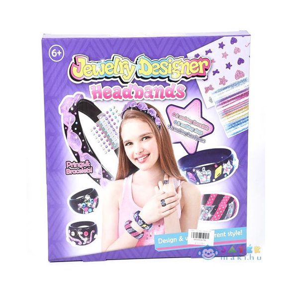 Jewelry Designer Headbands Hajpánt Készítő Szett (Magic Toys, MKM604786)