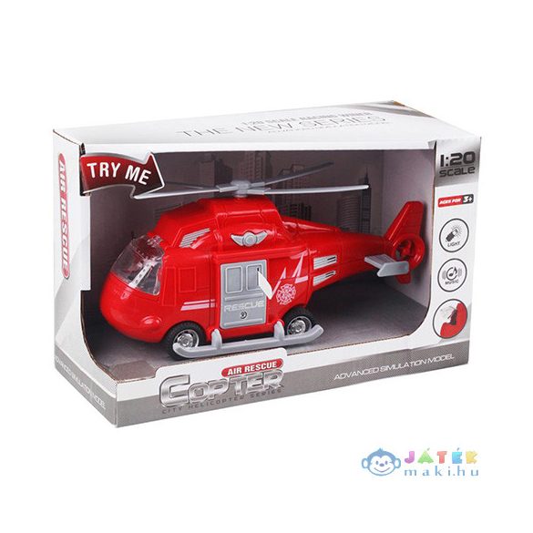 Lendkerekes Légimentő Helikopter Fénnyel És Hanggal 1/20 (Magic Toys, MKL402278)