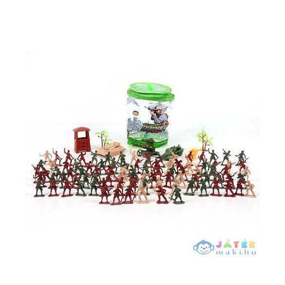 Műanyag Játékkatona Szett Kiegészítőkkel (Magic Toys, MKL263777)