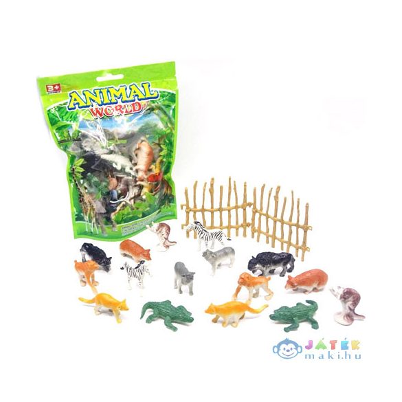 Nagy Csomag Vadállatok Figura Kerítéssel (Magic Toys, MKM697891)