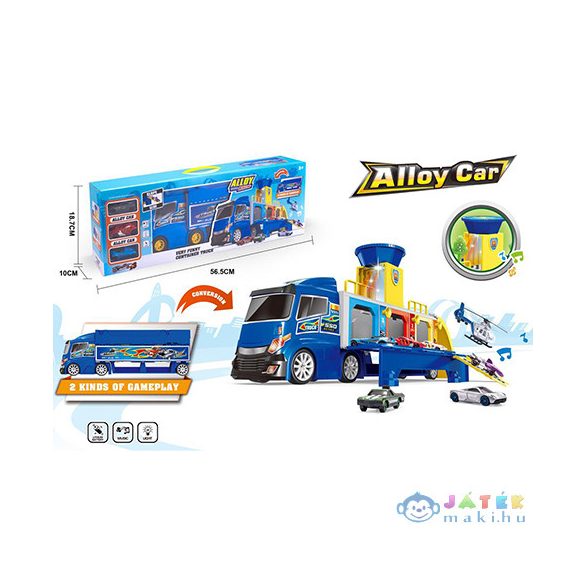 Parkológarázzsá Alakítható Kamion Készlet Funkciókkal (Magic Toys, MKL302306)