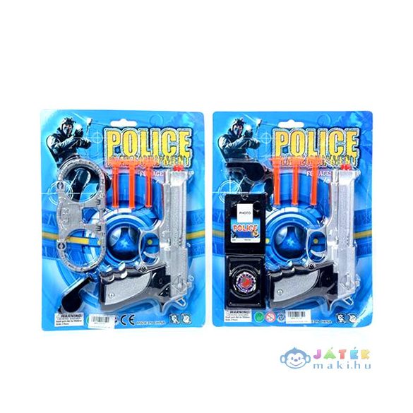 Rendőrségi Szett Pisztollyal 2 Változatban (Magic Toys, MKK163167)
