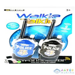   Rendőrségi Walkie-Talkie Szett Kék-Fekete Színben (Magic Toys, MKK475071)