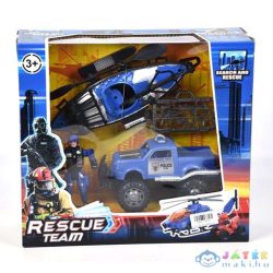   Rescue Team Rendőrségi Játékszett Jeep-El És Kiegészítőkkel (Magic Toys, MKL170474)