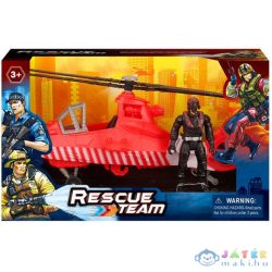   Rescue Team Tűzoltósági Helikopter Figurával (Magic Toys, MKL359978)
