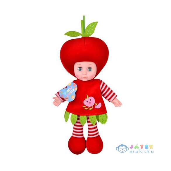 Rongytestű  baba alma vagy eper jelmezben 36cm-es 1db (Magic Toys, MKL197825)