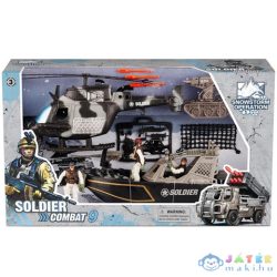   Soldier Force 9 Katonai Játék Szett Hajóval És Helikopterrel (Magic Toys, MKL360122)