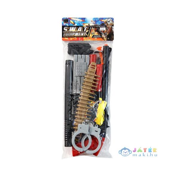 Swat Felszerelés És Puska Tapadókorongos Lövedékekkel (Magic Toys, MKL556349)