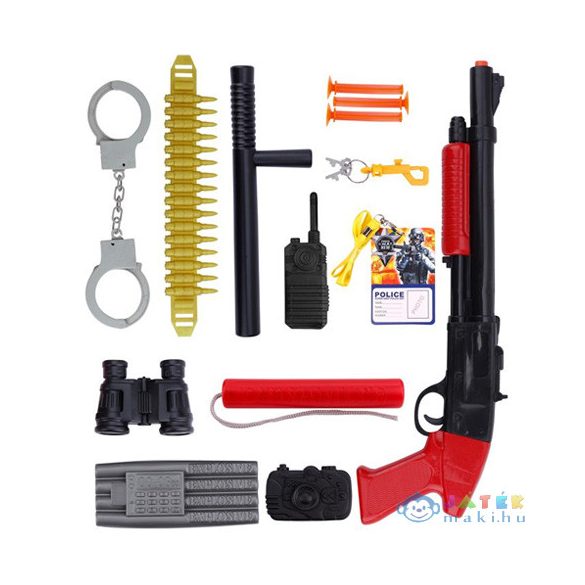 Swat Felszerelés És Puska Tapadókorongos Lövedékekkel (Magic Toys, MKL556349)