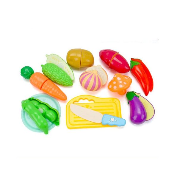 Szeletelhető Zöldségek Játékszett Vágódeszkával (Magic Toys, MKL382118)
