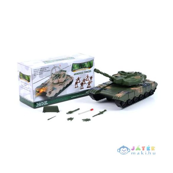 Tank Játékszett Kiegészítőkkel Zöld Színben (Magic Toys, MKL165749)