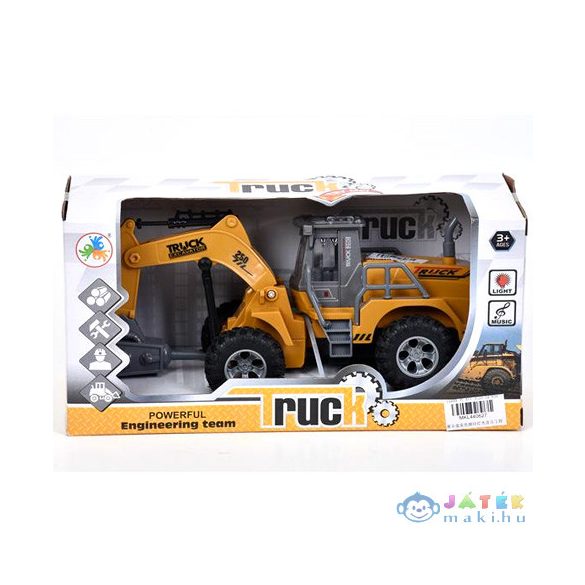 Truck: Légkalapácsos Munkagép, Fénnyel És Hanggal 20Cm (Magic Toys, MKL440627)