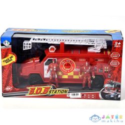   Tűzoltóautó Fénnyel, Hanggal És Figurákkal Játékszett (Magic Toys, MKL337442)