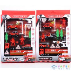   Tűzoltósági Autók Kiegészítőkkel Kétféle Változatban (Magic Toys, MKK334248)