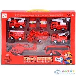 Tűzoltósági Járműszett 7Db-os (Magic Toys, MKK562479)