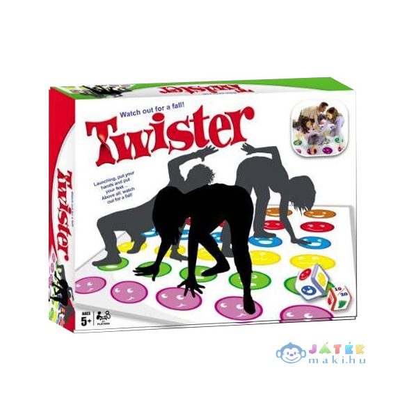 Twister Ügyességi Játék Dobókockával (Magic Toys, MKM561136)