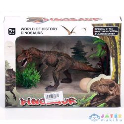   Tyrannosaurus Rex Figura Tojással És Növényekkel (Magic Toys, MKK240621)