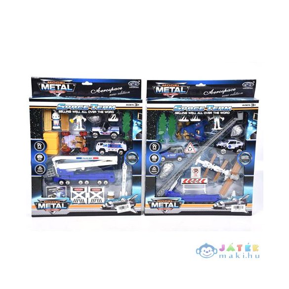 Űr Játékszett Járművekkel És Meteorittal Kétféle Változatban (Magic Toys, MKL153671)