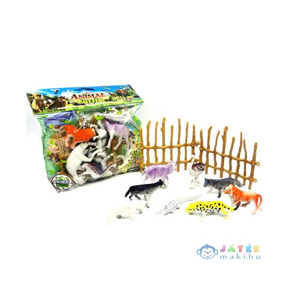 Vadállatok Figura Csomag Kerítéssel (Magic Toys, MKM697846)