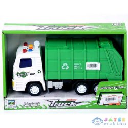   Zöld Szemétszállító Teherautó Fénnyel (Magic Toys, MKK180024)