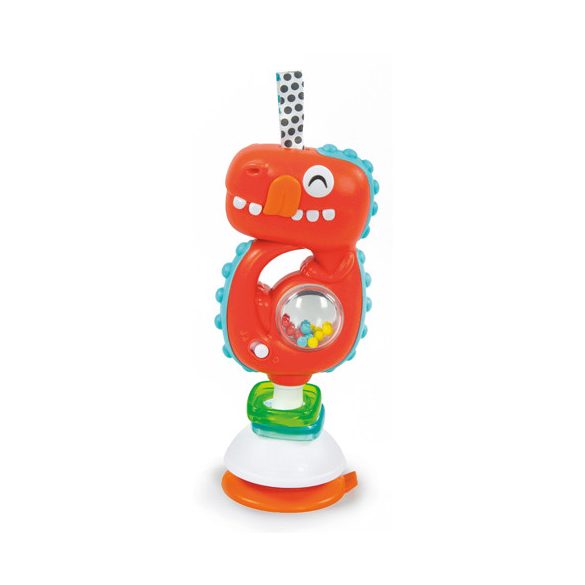 Baby Éhes Dínó Csörgő Funkcióval - Clementoni (Clementoni, 17362)