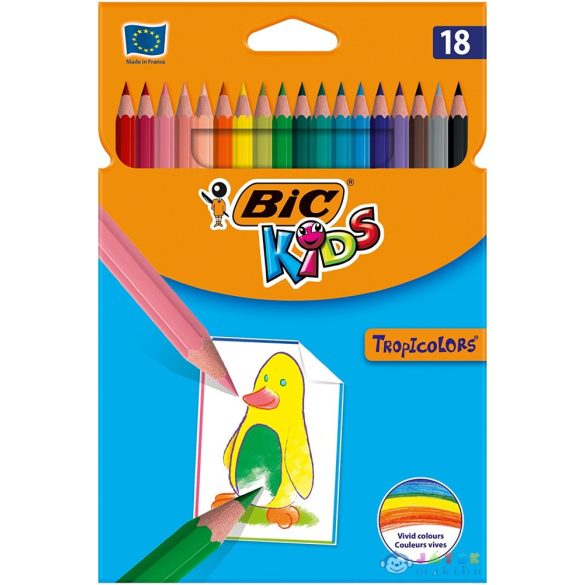 Bic Kids Tropicolors Színes Ceruza Készlet 18 Db-os