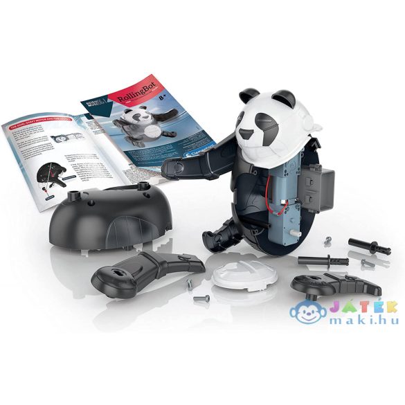 Clmenentoni: Tudomány és Játék - TechnoLogic – Guruló robot panda (Clementoni, 50191)