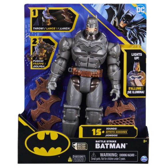 DC: Világító és hangot adó Batman akciófigura, 30 cm (Spinmaster, 6064833)